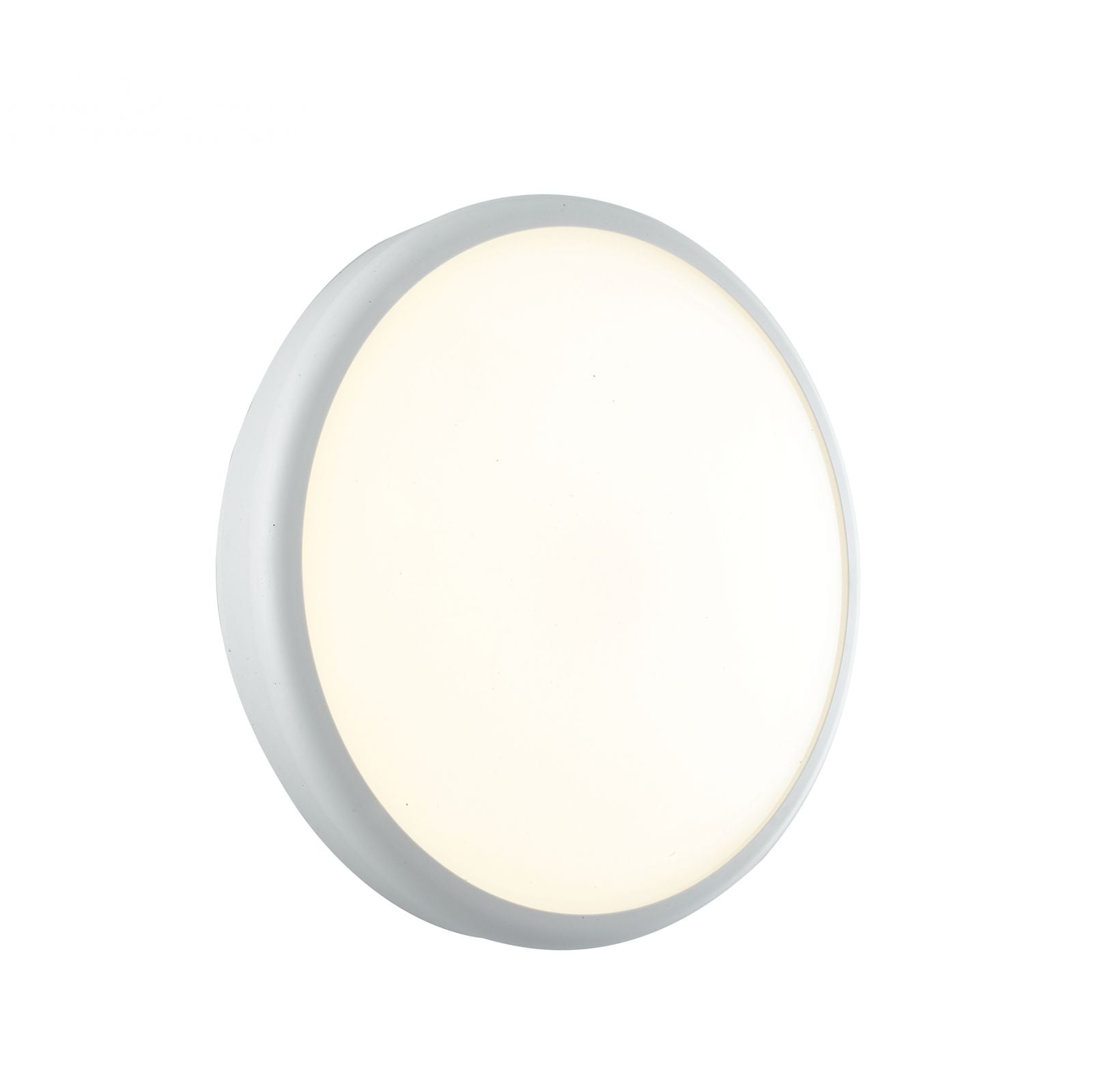 Plafoniera LED da Esterno Rotonda 4000K IP65 S/L | Policarbonato Bianco-Antracite | EVER